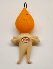 Vintage Esso oil drop man keyring, without chain