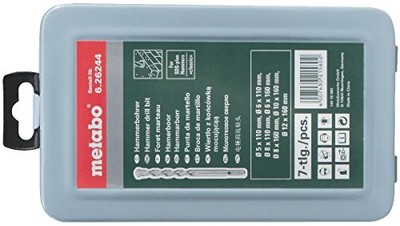Metabo SDS-Plus Drill Bit Set, 7 Pieces 626244000