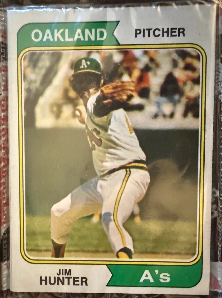 1974 Topps Holiday Rack Pack HOF’ers Jim Hunter; Ron Santo, Harmon Killebrew - Image 3 of 4