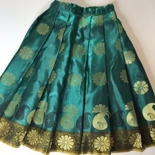 Prince Pattupavada Girls Traditional Festival Skirt SZ 24 Made In India
