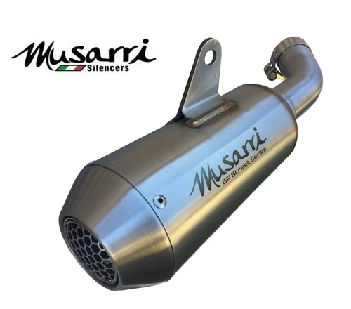 Musarri GP SS Slip On Exhaust MY925SS YAMAHA YZF-R3 / MT03 all years