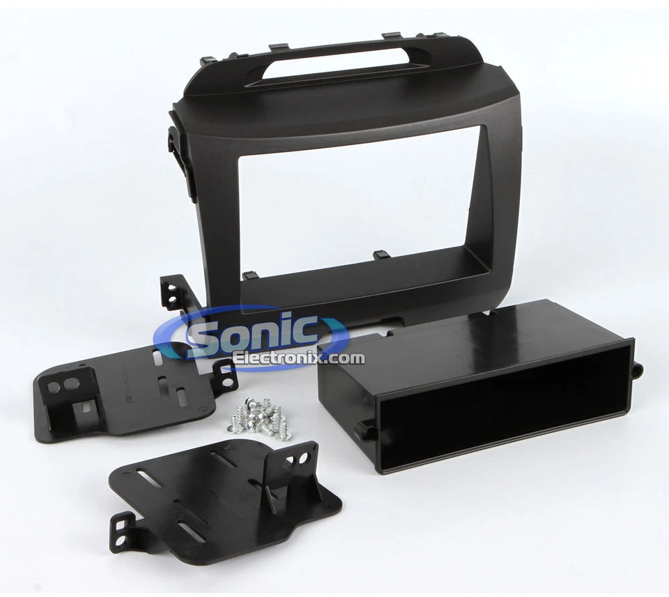 Kit de instalación de tablero DIN simple/doble Scosche KA2099DGB para Kia Sportage 2011-15 Foto 2 de 4