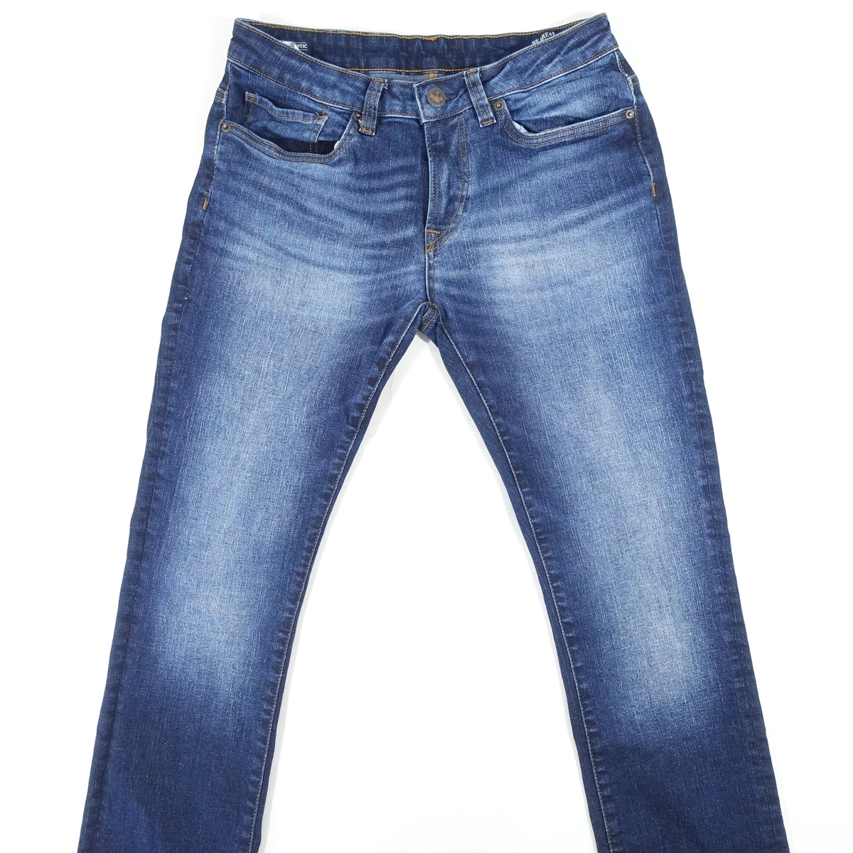 Faded blue store jeans mens