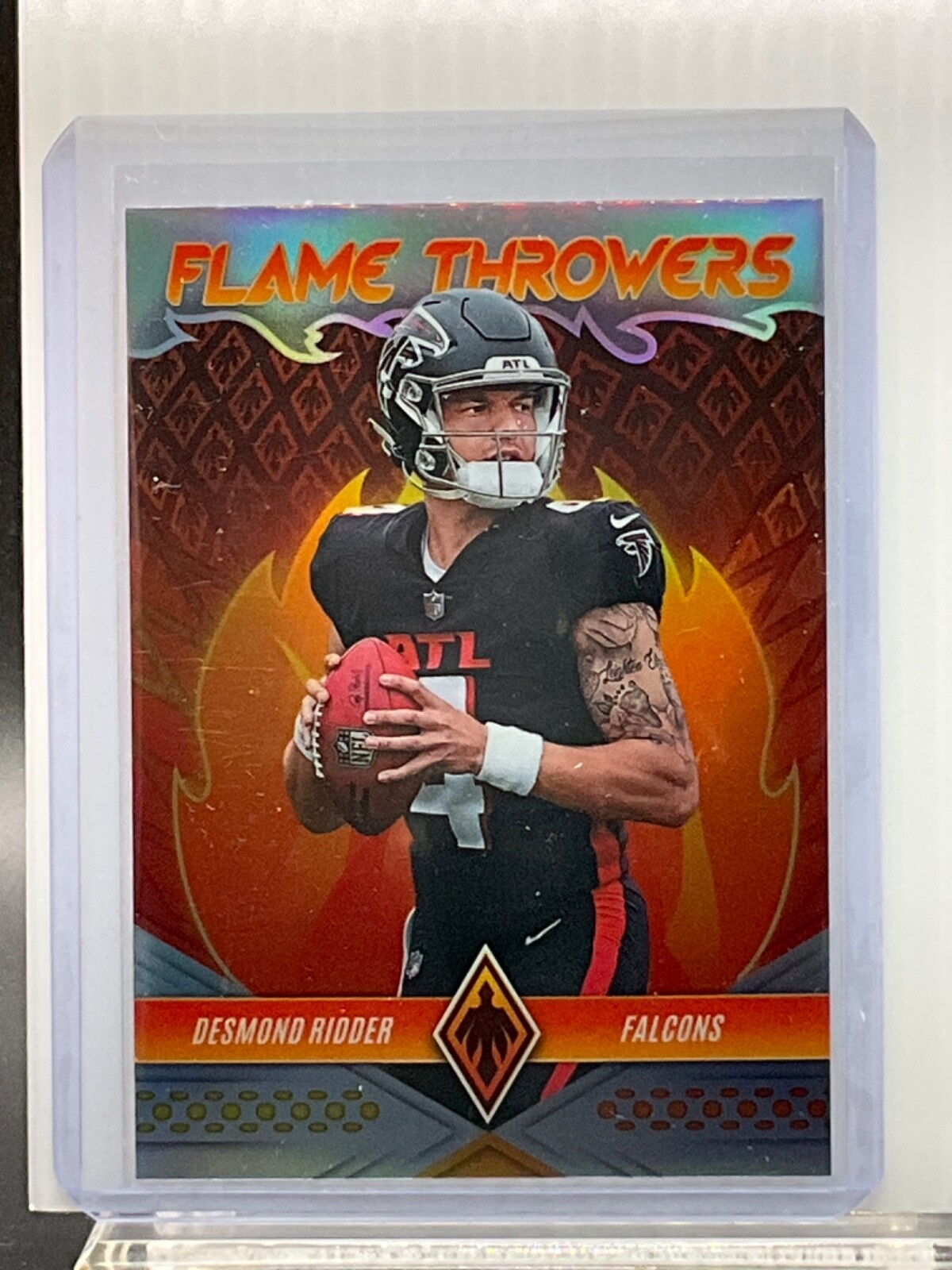 2022 Phoenix Football - Flame Throwers - Desmond Ridder - RC - Falcons