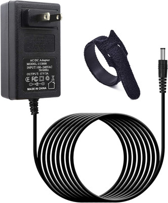 15V 3A Extra Long 6FT Power Supply Charger Cable (Input AC 100V-240V, Output DC 
