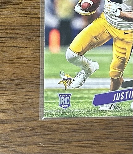 2020 Panini Prestige Justin Jefferson RC #267 LSU Tigers / Minnesota Vikings - Picture 4 of 10
