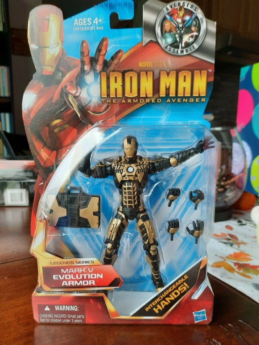 Marvel Legends IRON MAN Set of 6 Figures Mark V Stealh