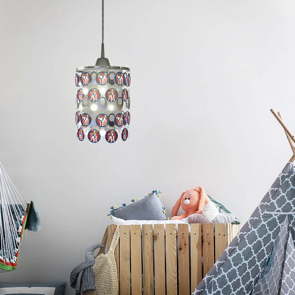 Abat-Jour Suspensions Lampe pour Chambre D'Enfant Enfants Chien-Emotiv Chrome - Photo 4/4