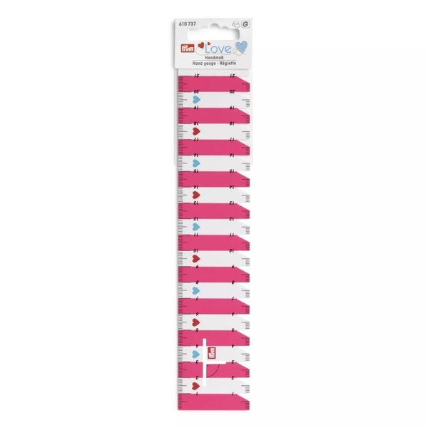 Prym Love Handmaß (Skala 21 Cm/ Pink/ Weiß) Messen-image