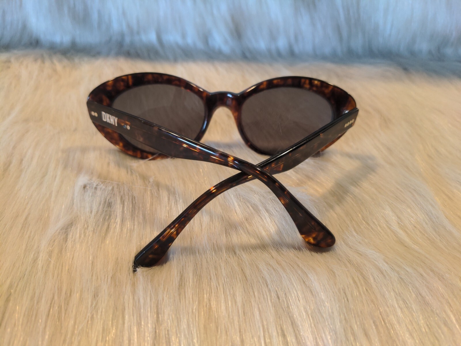 DKNY Sunglass Frames Brown Tortoise Cat EyeSevent… - image 15