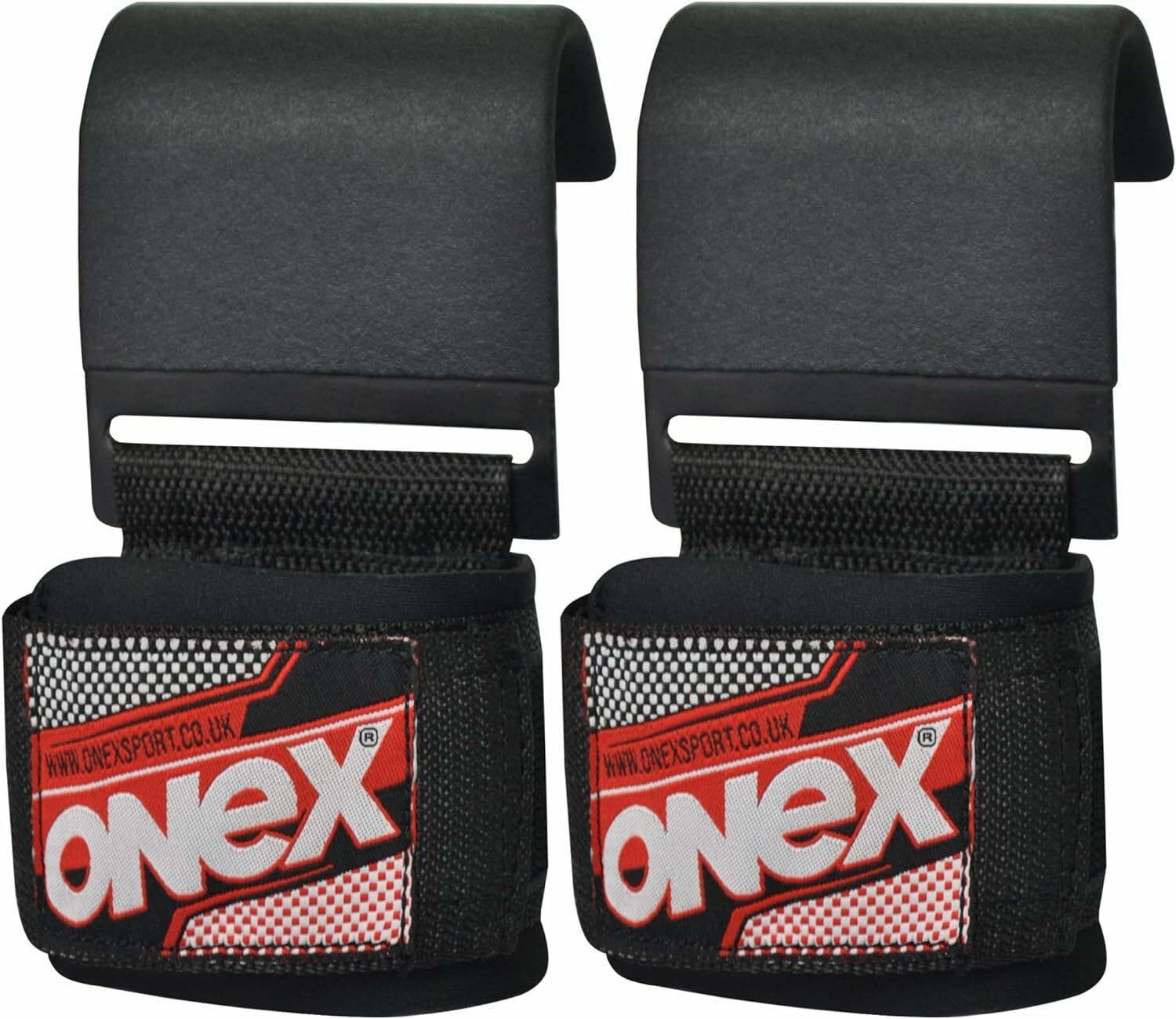 ONEX Weight Lifting hook Straps Pair - Padded Gym Wrist Straps