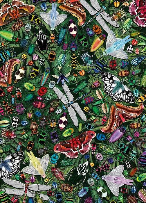 Gibsons The Art File Winged Wonders 1000 piece jigsaw puzzle