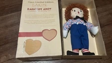 Raggedy Andy Time Limited Edition Dakin Signature Collection 80th Birthday