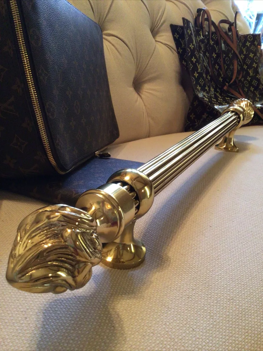 TOWEL RACK CUSTOM MADE KALLISTA WATERWORKS GORGEOUS HUGE POLISHED GOLD 28