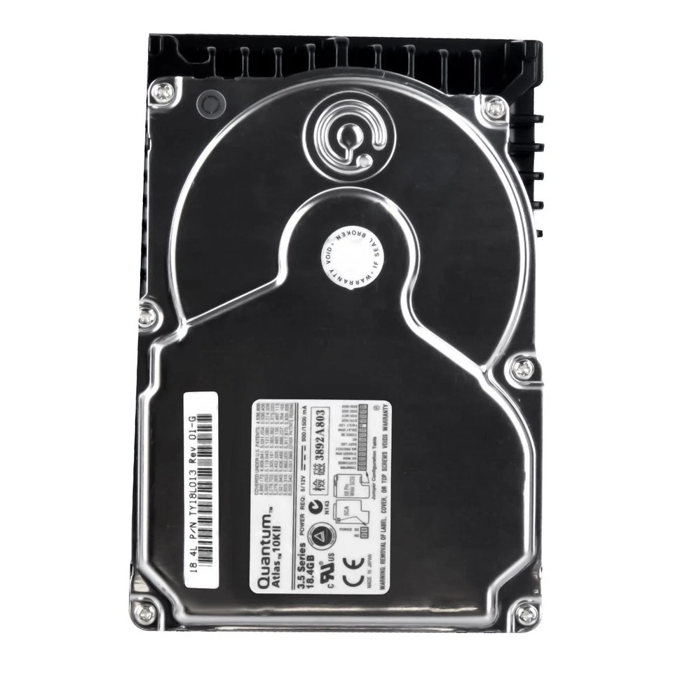 Hard Drive Quantum Atlas II TY18L013 10000U/Min 18.4GB 2MB 10K SCSI U160 3.5'' - Image 2 of 3