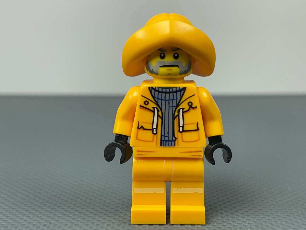 Captain Jonas Hidden Side 70419 LEGO Minifigure Fisherman Figure