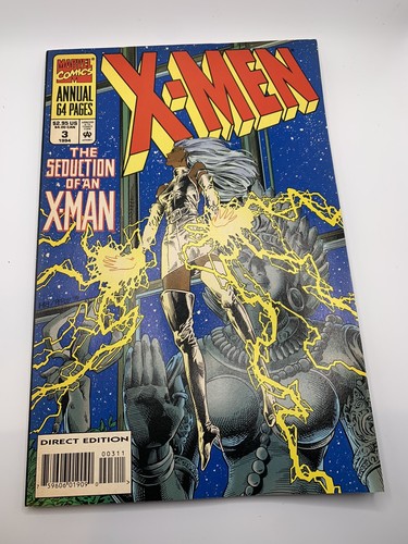 X-Men #3 w/ Magneto - December 1991 Newsstand Variant w/ Annual 3 Included - Foto 6 di 13
