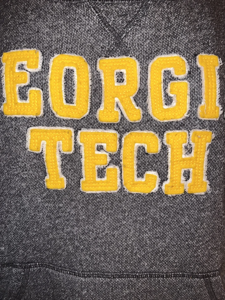 VICTORIA'S SECRET розовый GEORGIA TECH желтые куртки толстовка S университетский винтажный - Изображение 3 из 4