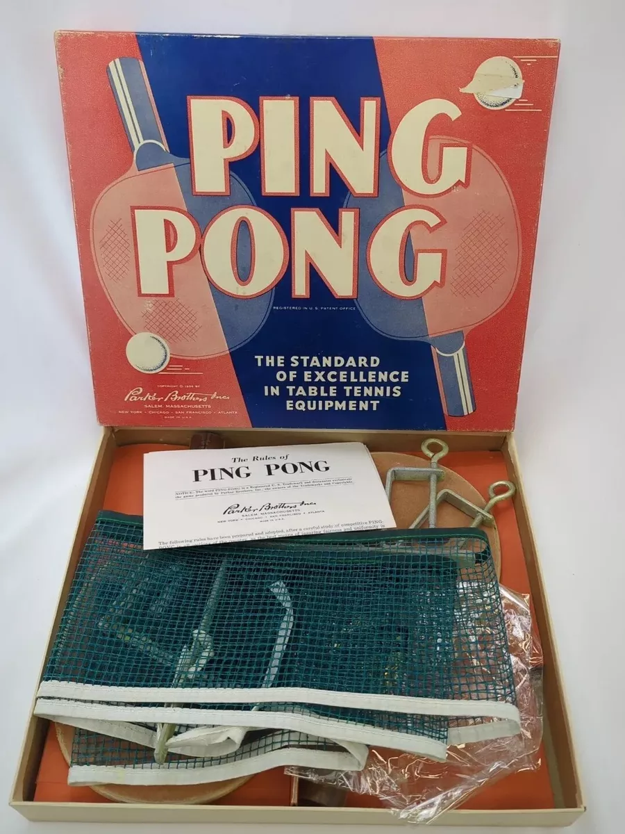 Buy Vintage Ping Pong Table Game Parker Brothers Table Tennis