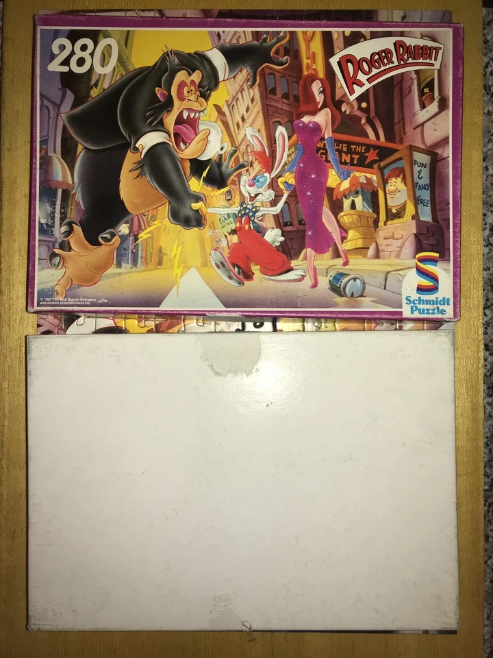 Puzzle Schmidt "ROGER RABBIT IN TOONTOWN" 280 pezzi vintage - Immagine 4 di 4