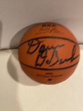 Dave Debusschere  autograph Mini Basketball with Topps Card Beckett COA