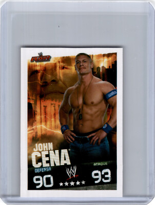 2009 Topps WWE Slam Attax Spanish Mini  John Cena