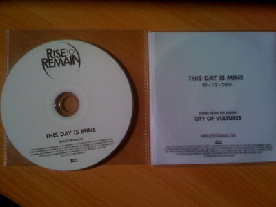RISE TO REMAIN ~''This Day Is Mine'' ~Brand New Rare PROMO ONLY CD~Metalcore