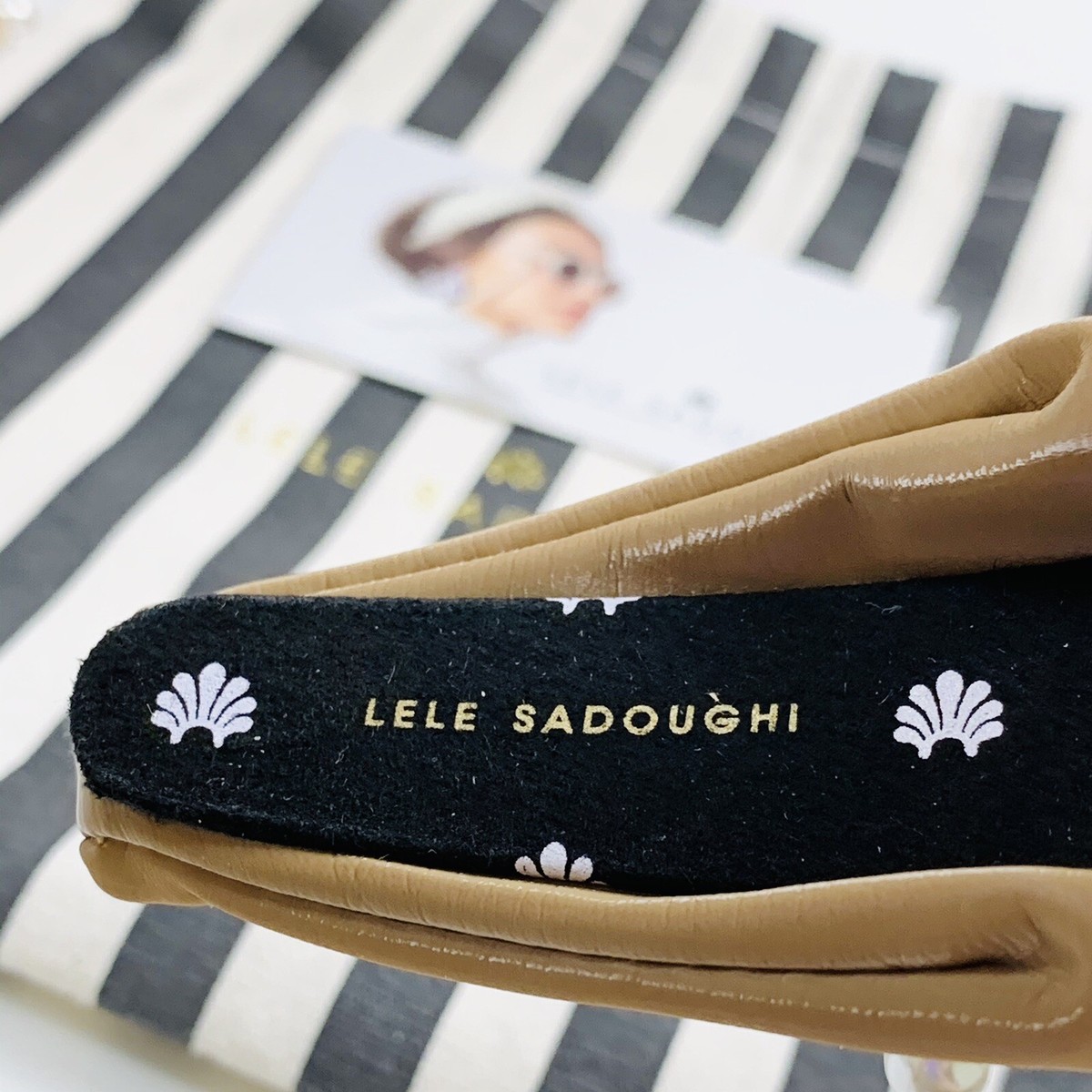 LELE SADOUGHI GINGERBREAD FAUX LEATHER PEARL HEADBAND | eBay