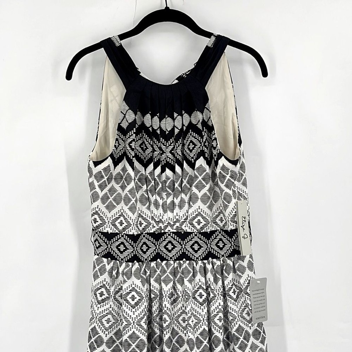 ELIZA J Halter Neck Scarf Maxi Dress Geometric Print BNWT Size 6 | eBay ELIZA J Halter Neck Scarf Maxi Dress Geometric Print BNWT Size 6 | eBay