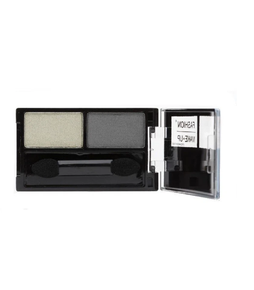 PETUGONS Ombre à paupières "duo"couleur gris et crème, neuf