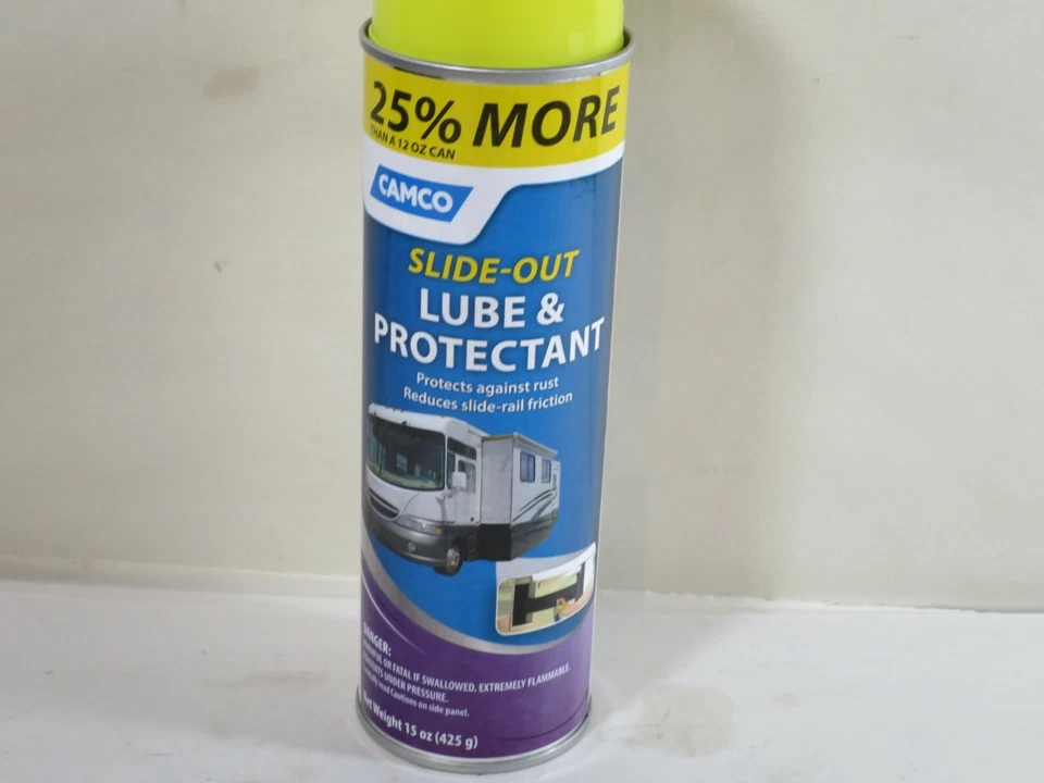 Camco 41105 Slideout Lube & Protectant - RV / Camper 15oz. Case of 6 Cans - Image 2 of 4