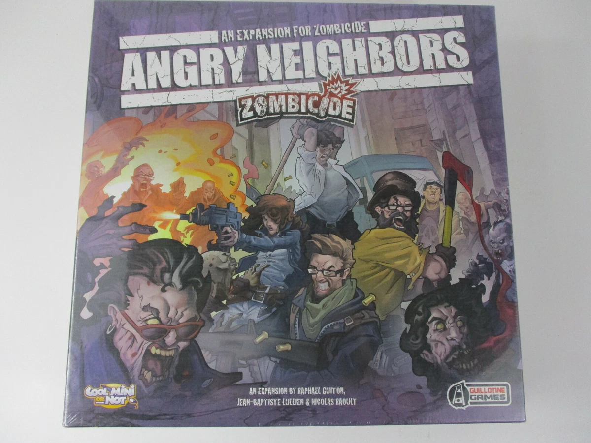 Zombicide ANGRY NEIGHBORS EXPANSION & GAME TILES C-Mon SEALED NEW!!