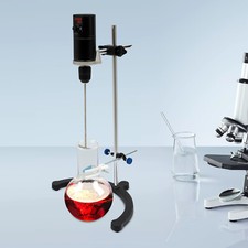 10L/2.64 Gallon Electric Overhead Stirrer Lab Mixer Machine 100-2000R Tabletop 