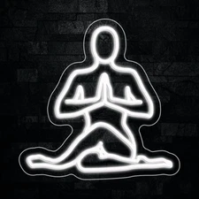 Yoga LED Neon Sign 15"L x 15"H #32896