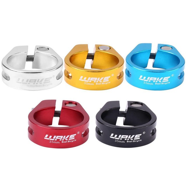34.9//31.8mm Bicycle Road MTB Bike Quick Release Seat Post Clamp Tube Clip S1V4