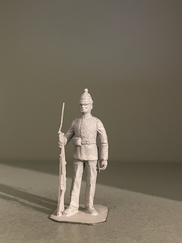 Lead Toy Soldier. British Line Infantry 1900 by Lasset/ Greenwood & Ball.