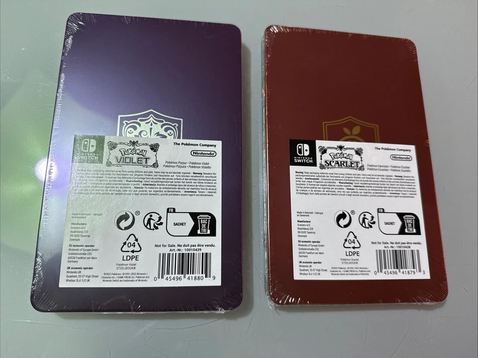 STEELBOOK Pokemon Scarlatto e Violetto - Edizione Da Collezione - SENZA GIOCO - Immagine 2 di 2