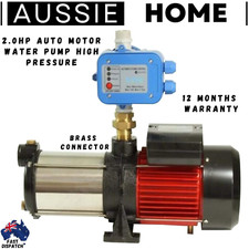 2.0HP Motor Auto Water Pump High Pressure Garden House Pool Rain Tank Irrigation