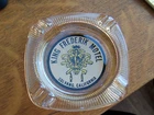 Vintage King Frederik Motel Solving California Gold/Amber Glass Ashtray