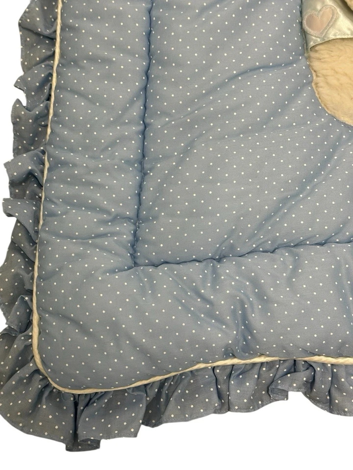 Manta acolchada vintage Brandee Danielle para cuna de bebé oso de peluche globos volantes Foto 3 de 4