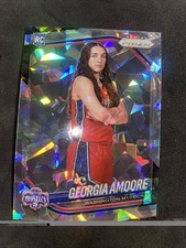 2025 Panini Prizm WNBA Georgia Amoore #103 RC Mystics Cracked Ice Prizm