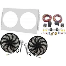 Champion Cooling Systems FS375-2X12K Shroud and Fan Kit Includes: Fan Shroud 2-