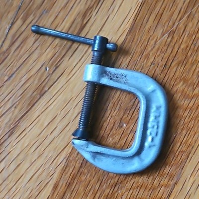 MCC Standard C-Clamp 1-1/2 Light-Duty Standard Depth Silver Metal Clamp Tool