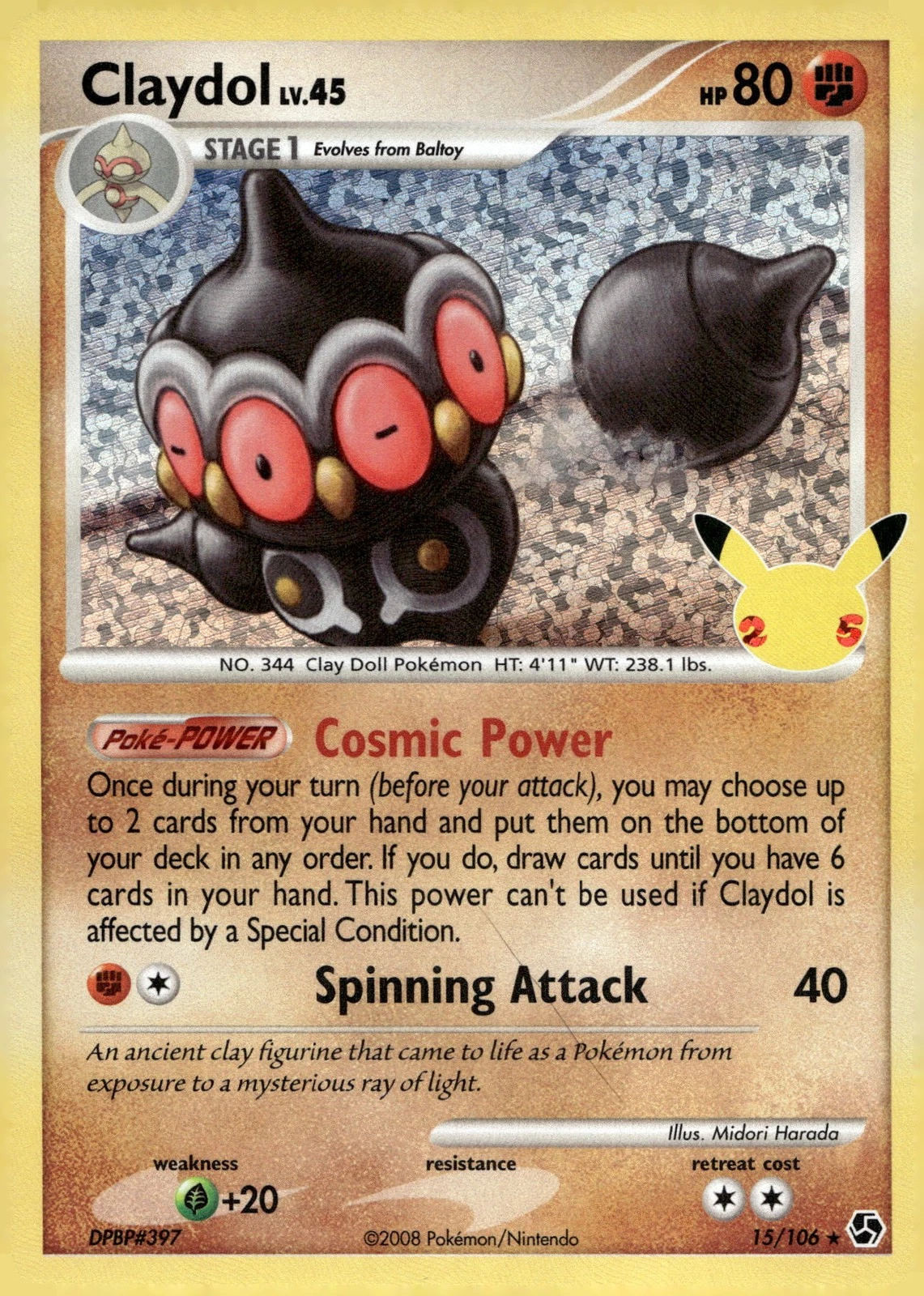 Claydol (Celebrations: Classic Collection) #15