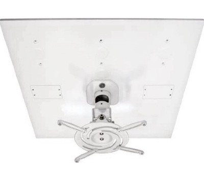 NIB Amer Mounts AMRDCP100KIT Drop Ceiling Projector Mount 2x2 Universal White