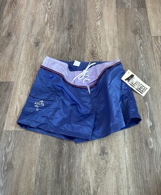NEW A GIRLS RIDE 90 S SURF LONGBOARD SUP WOMENS TRUNKS BOARD SHORTS 3/4 STICKER