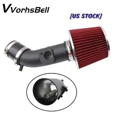 Cold Air Intake Kit + Red Filter For 2010-2012 Mazda3 3 2.5 2.5L L4 Short Ram US