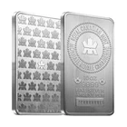 1 - 10 oz. .9999 Fine Silver Bar - Royal Canadian Mint Serial Numbers Vary