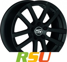 MSW MSW 22 matt black 5.5x14" ET35 LK4 100 ML 63.3 Alufelgen 14 Zoll