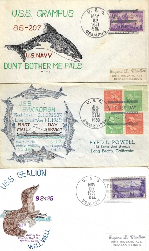 FANTASTIC COLLECTION OF 16 HAND-DRAWN COVERS BY EUGENE MUELLER